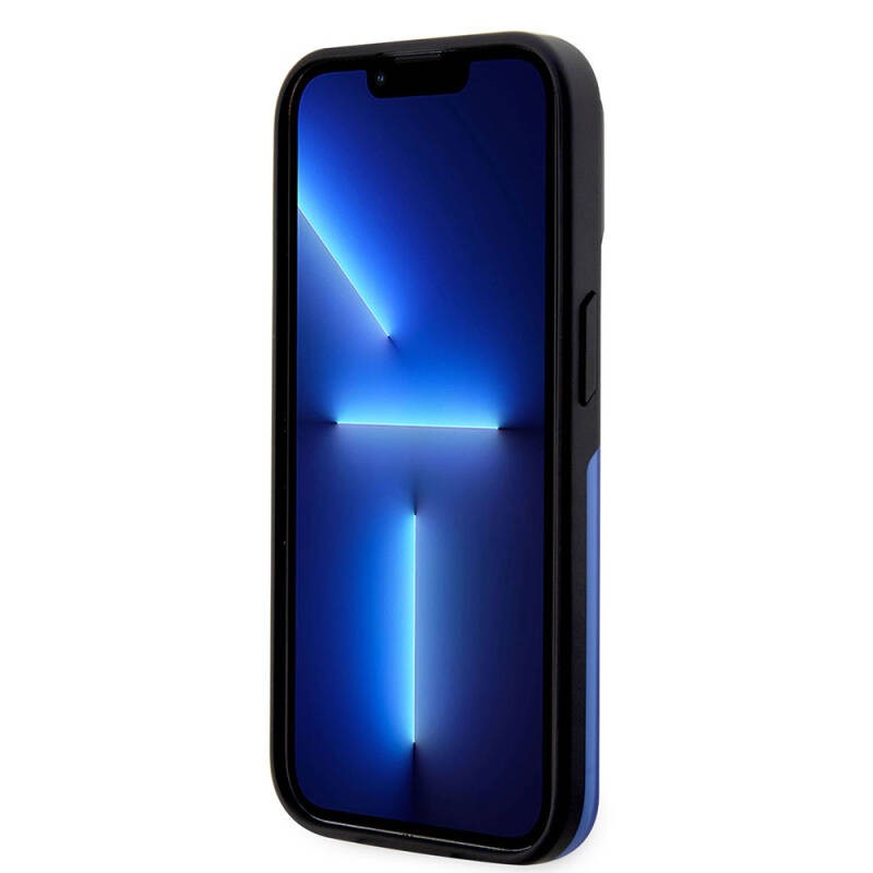Apple iPhone 15 Pro Max Kılıf BMW Orjinal Lisanslı M-safe Şarj Özellikli IML Baskı Logolu Buzlu Mat Kapak - 6