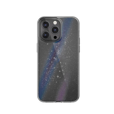 Apple iPhone 15 Pro Max Kılıf Çift Katmanlı IMD Baskılı Bumper Lisanslı Switcheasy Cosmos Nebula Kapak - Switcheasy