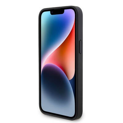 Apple iPhone 15 Pro Max Kılıf Ferrari Orjinal Lisanslı M-safe Şarj Özellikli Metal Logolu PU Karbon Kapak - 6