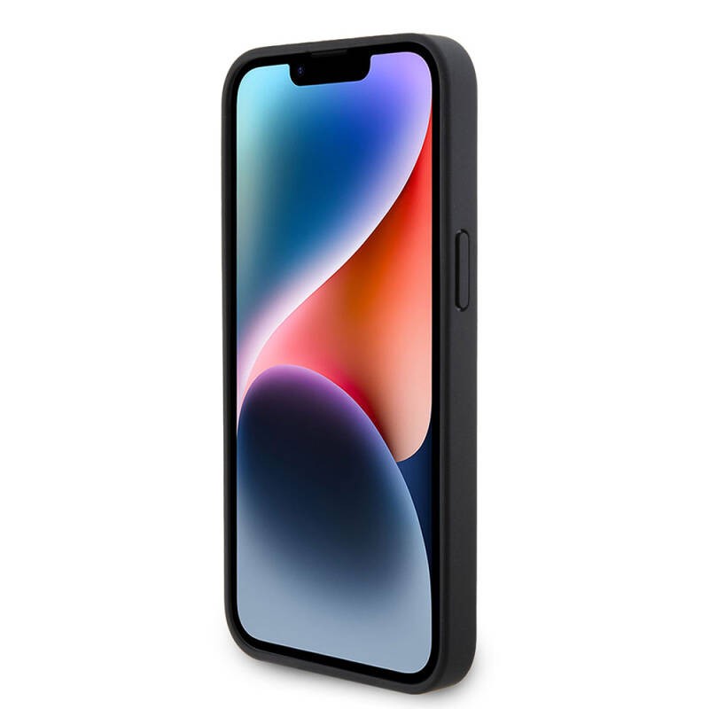 Apple iPhone 15 Pro Max Kılıf Ferrari Orjinal Lisanslı M-safe Şarj Özellikli Metal Logolu PU Karbon Kapak - 6