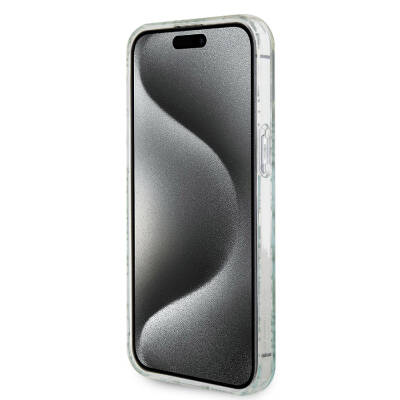 Apple iPhone 15 Pro Max Kılıf Hello Kitty Orjinal Lisanslı Renk Geçişli Elektroplating Kaplama Kitty Head Desenli Kapak - 5