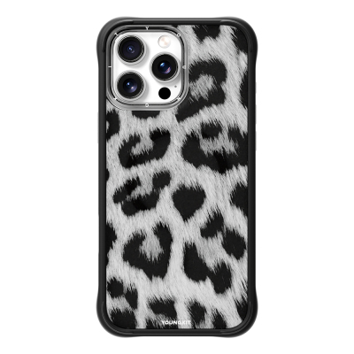 Apple iPhone 15 Pro Max Kılıf M-safe Şarj Özellikli Youngkit Leopard Serisi Kapak - Youngkit