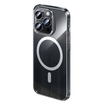 Apple iPhone 15 Pro Max Kılıf M-safe Şarj Özellikli Benks ​​​​​​Crystal Serisi Şeffaf Kapak - Benks