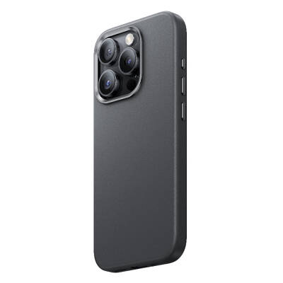 Apple iPhone 15 Pro Max Kılıf M-safe Şarj Özellikli Benks Vintage Leather Kapak - Benks