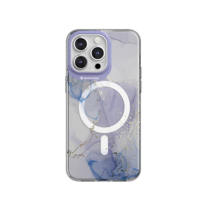 Apple iPhone 15 Pro Max Kılıf M-safe Şarj Özellikli Çift IMD Baskılı Lisanslı Switcheasy Artist-M Veil Kapak - Switcheasy