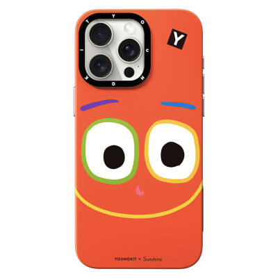 Apple iPhone 15 Pro Max Kılıf M-safe Şarj Özellikli Sunshine Tasarımlı Youngkit Daily Happy Serisi Kapak - Youngkit