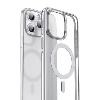 Apple iPhone 15 Pro Max Kılıf M-safe Şarj Özellikli Wlons Standlı Efsane Kapak - Wlons