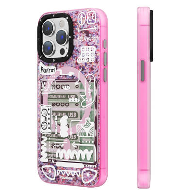 Apple iPhone 15 Pro Max Kılıf M-safe Şarj Özellikli Youngkit Dark Matter Serisi Kapak - Youngkit