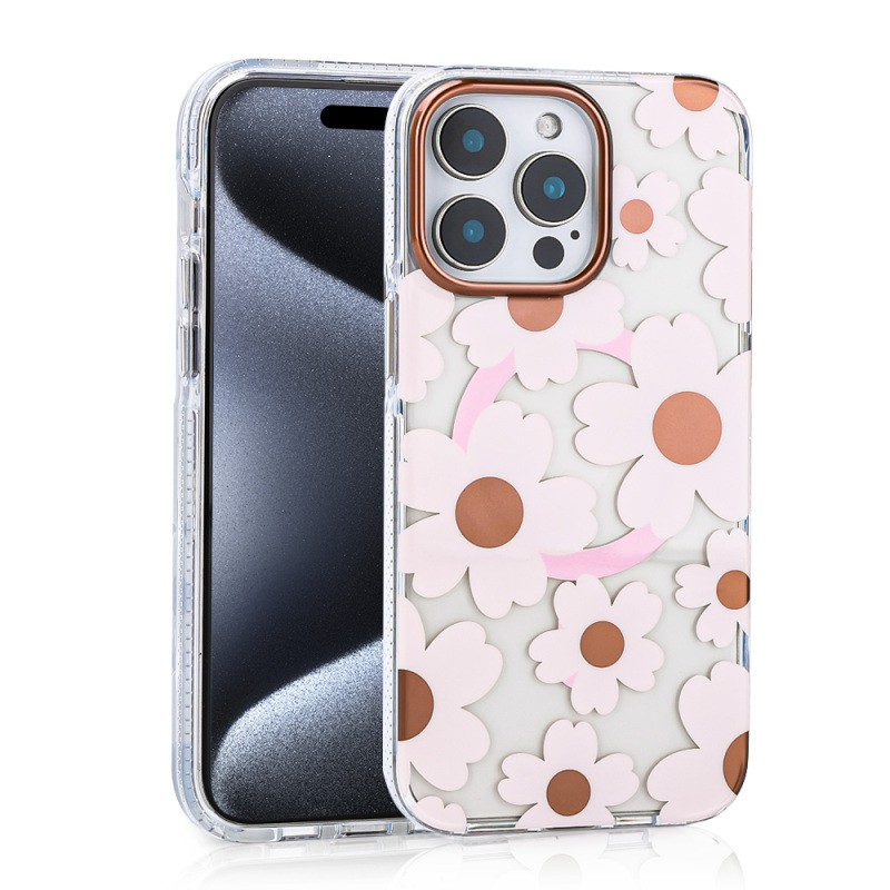 Apple iPhone 15 Pro Max Kılıf M-safe Şarj Özellikli Zore Papat Kapak - 9