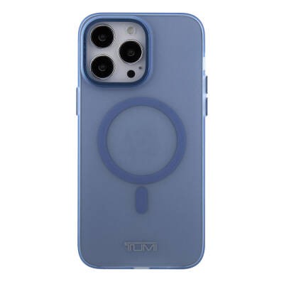 Apple iPhone 15 Pro Max Kılıf TUMI Orjinal Lisanslı M-safe Şarj Özellikli Buzlu Mat Kapak - 20