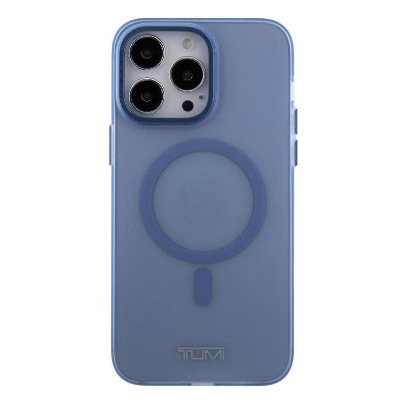 Apple iPhone 15 Pro Max Kılıf TUMI Orjinal Lisanslı M-safe Şarj Özellikli Buzlu Mat Kapak - 20