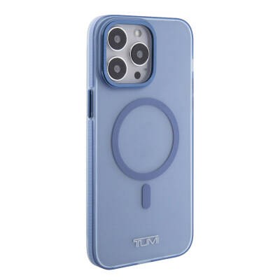Apple iPhone 15 Pro Max Kılıf TUMI Orjinal Lisanslı M-safe Şarj Özellikli Buzlu Mat Kapak - 21