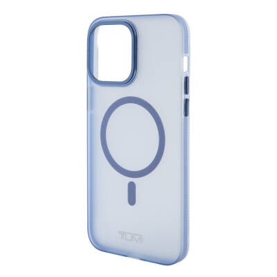 Apple iPhone 15 Pro Max Kılıf TUMI Orjinal Lisanslı M-safe Şarj Özellikli Buzlu Mat Kapak - 23