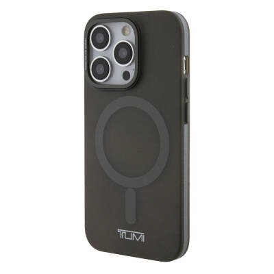 Apple iPhone 15 Pro Max Kılıf TUMI Orjinal Lisanslı M-safe Şarj Özellikli Buzlu Mat Kapak - 10