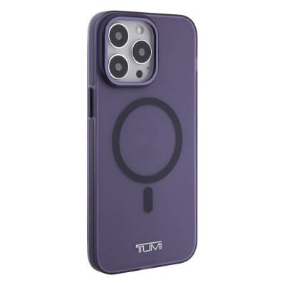Apple iPhone 15 Pro Max Kılıf TUMI Orjinal Lisanslı M-safe Şarj Özellikli Buzlu Mat Kapak - 29