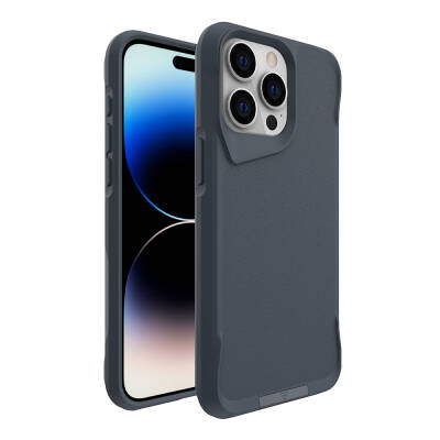 Apple iPhone 15 Pro Max Kılıf Zore Airbag Kenarlı T-Max Mat Standlı Kapak - Zore