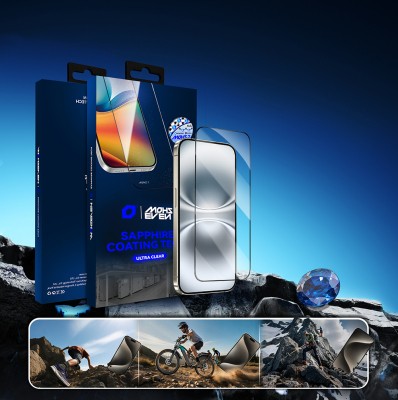 Apple iPhone 15 Pro Max Mohseven Safir Coating 3D Glue Privacy Hayalet Temperli Cam Ekran Koruyucu - 12