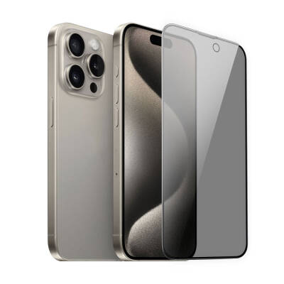 Apple iPhone 15 Pro Wiwu iPrivacy HD Anti-Peep Screen Protector - Wiwu