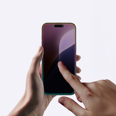 Apple iPhone 16 Amazingthing Radix Privacy Anti-Fingerprint Tempered Glass Screen Protector - 9