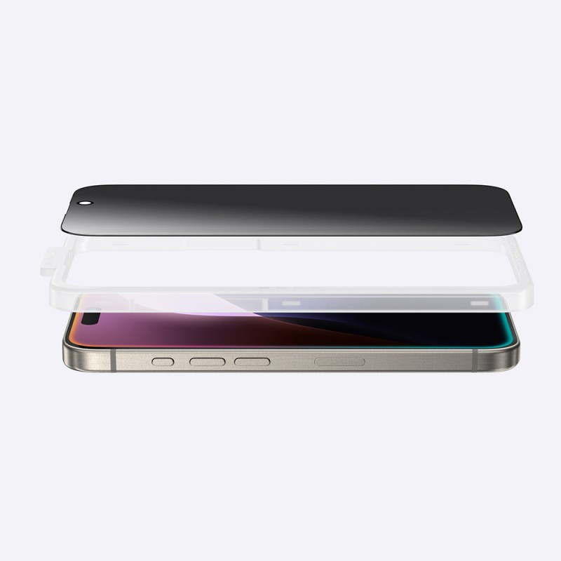 Apple iPhone 16 Amazingthing Radix Privacy Anti-Fingerprint Tempered Glass Screen Protector - 10