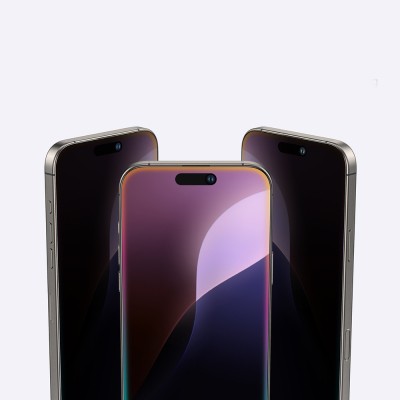 Apple iPhone 16 Amazingthing Radix Privacy Anti-Fingerprint Tempered Glass Screen Protector - 11
