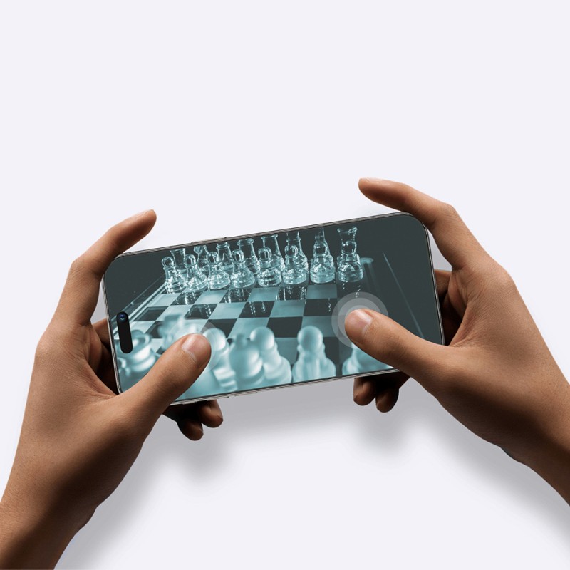Apple iPhone 16 Amazingthing Titan Mat Parmak İzi Bırakmayan Temperli Cam Ekran Koruyucu - 12