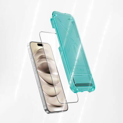 Apple iPhone 16 Benks Glass Warrior HD 0.3mm Glass Screen Protector + Easy Application Tool - Benks