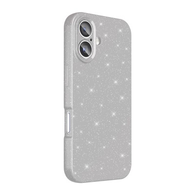 Apple iPhone 16 Case Camera Protection Glitter Luxury Zore Koton Cover - 8