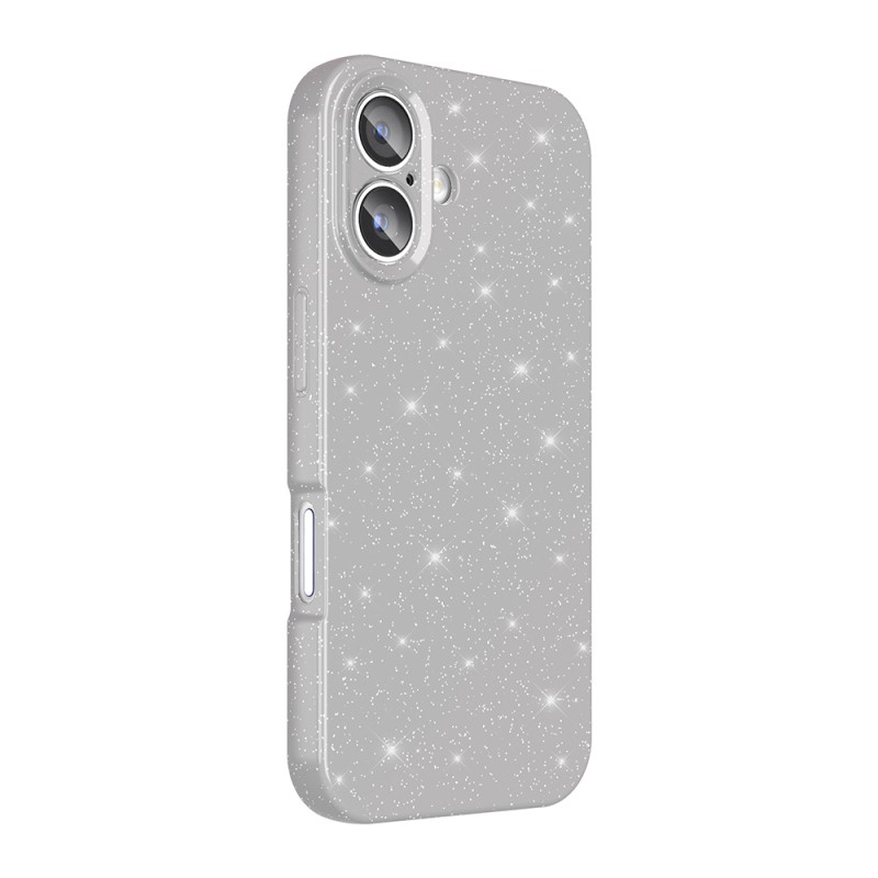 Apple iPhone 16 Case Camera Protection Glitter Luxury Zore Koton Cover - 8