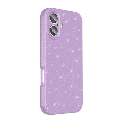 Apple iPhone 16 Case Camera Protection Glitter Luxury Zore Koton Cover - 10