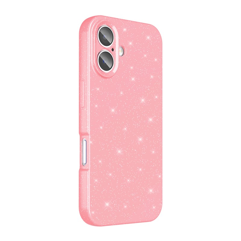 Apple iPhone 16 Case Camera Protection Glitter Luxury Zore Koton Cover - 12