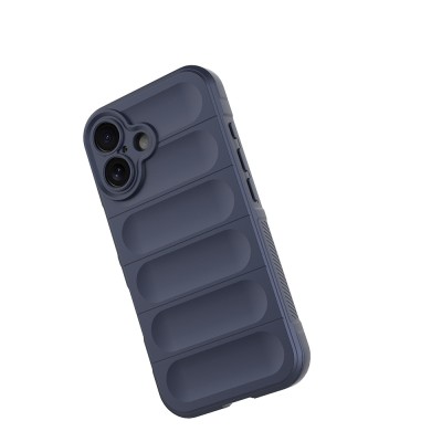 Apple iPhone 16 Case Flexible TPU Hollow Back Surface Design Zore Etnik Silicone Cover - 16