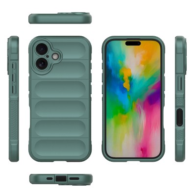Apple iPhone 16 Case Flexible TPU Hollow Back Surface Design Zore Etnik Silicone Cover - 6
