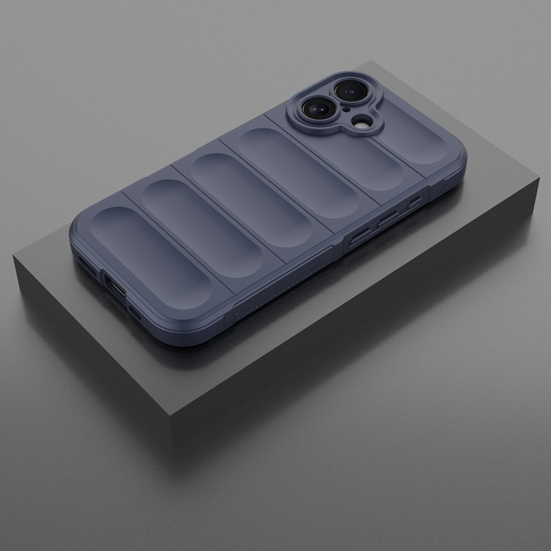 Apple iPhone 16 Case Flexible TPU Hollow Back Surface Design Zore Etnik Silicone Cover - 22