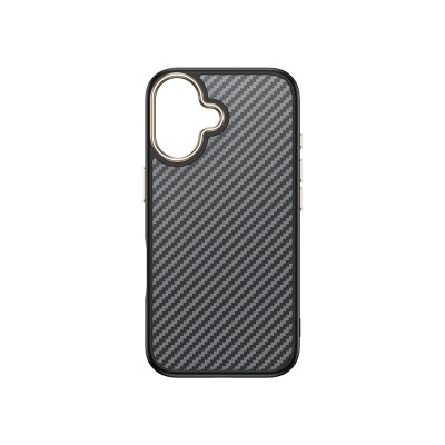 Apple iPhone 16 Case Magsafe Charging Feature Carbon Fiber Look Zore Antina Cover - 8