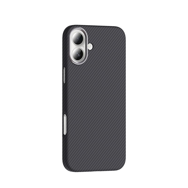 Apple iPhone 16 Case Magsafe Charging Feature Carbon Fiber Look Zore Gros Cover - 14