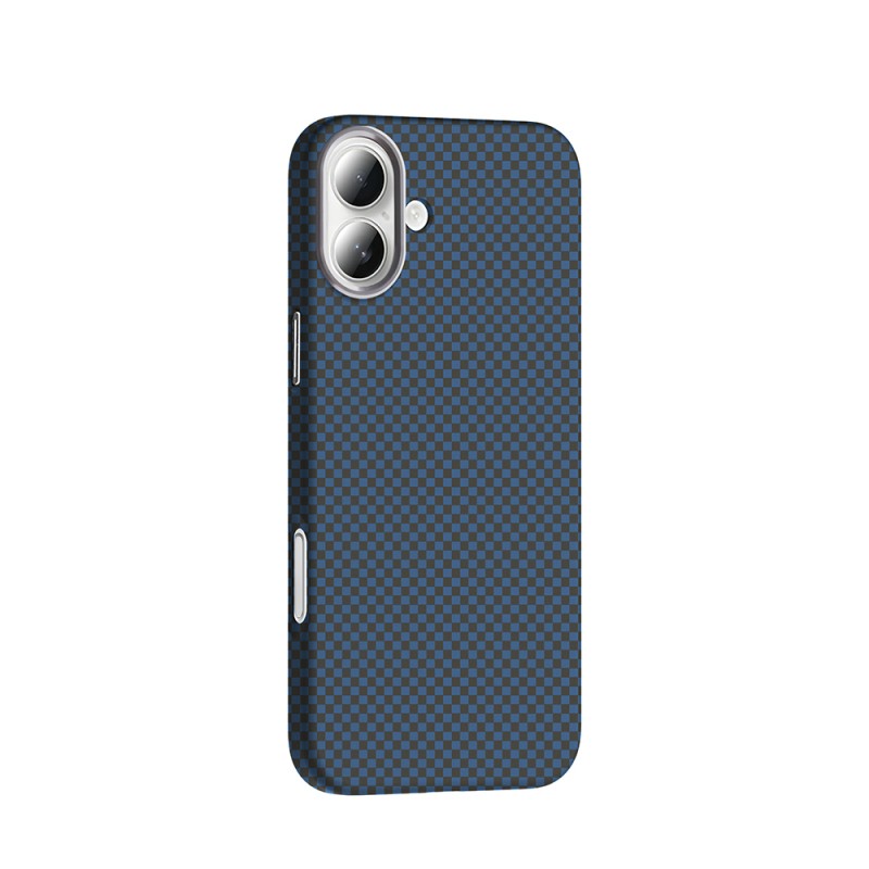 Apple iPhone 16 Case Magsafe Charging Feature Carbon Fiber Look Zore Gros Cover - 16