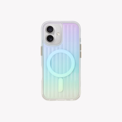 Apple iPhone 16 Case Magsafe Charging Feature Color Transition Strap Coehl Linear Cover - Coehl