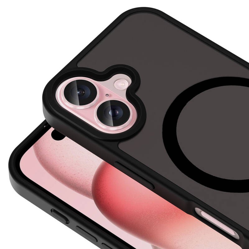 Apple iPhone 16 Case Magsafe Charging Featured Matte Back Surface Zore Sio Cover - 32