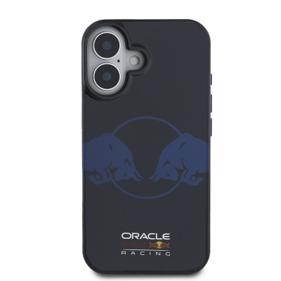 Apple iPhone 16 Case Redbull Original Licensed Magsafe Charging Featured IML Double Bull Printed Hard PC Cover - 4