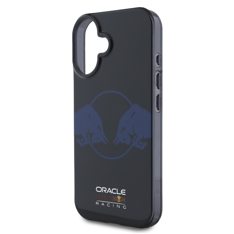 Apple iPhone 16 Case Redbull Original Licensed Magsafe Charging Featured IML Double Bull Printed Hard PC Cover - 7