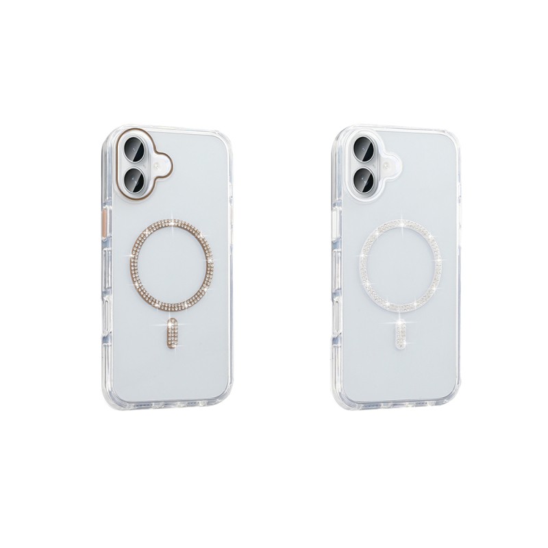 Apple iPhone 16 Case Stone Design M-safe Charging Feature Zore Koment Silicone Cover - 8