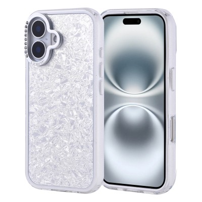 Apple iPhone 16 Case Stone Design Zore Kapi Cover - 1