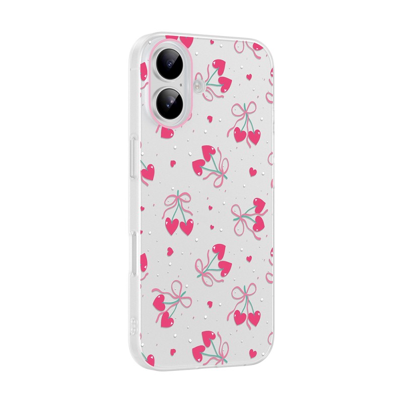 Apple iPhone 16 Case with Camera Protector, Patterned Zore Clip Cover - 5