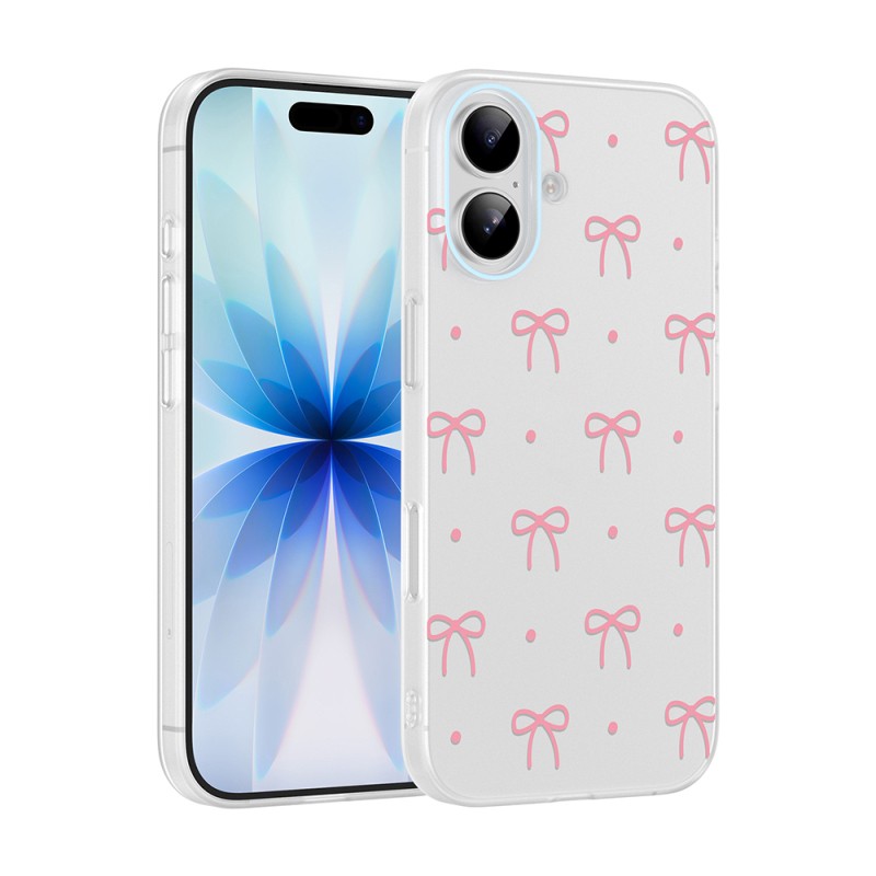 Apple iPhone 16 Case with Camera Protector, Patterned Zore Clip Cover - 3