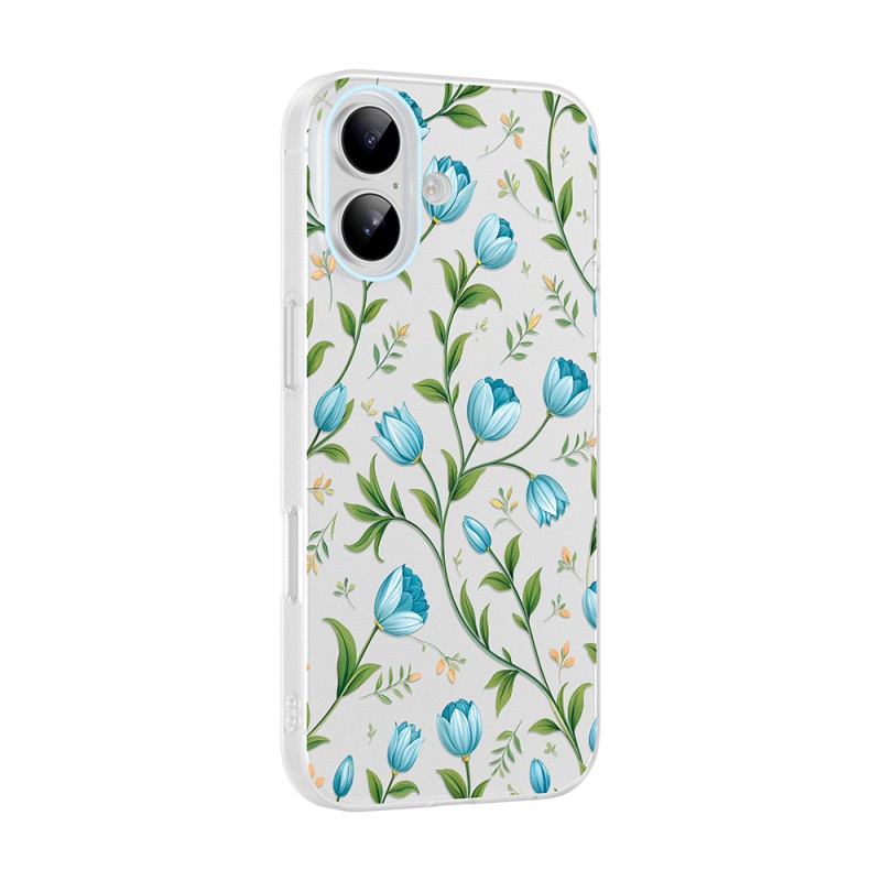 Apple iPhone 16 Case with Camera Protector, Patterned Zore Clip Cover - 8