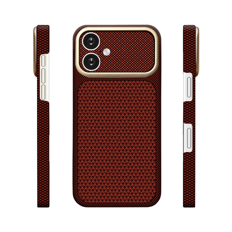 Apple iPhone 16 Case with M-Safe Charging Feature, Zore Paris Nexel Hard PC Cover - 2
