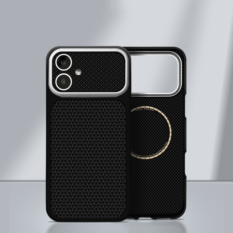 Apple iPhone 16 Case with M-Safe Charging Feature, Zore Paris Nexel Hard PC Cover - 12