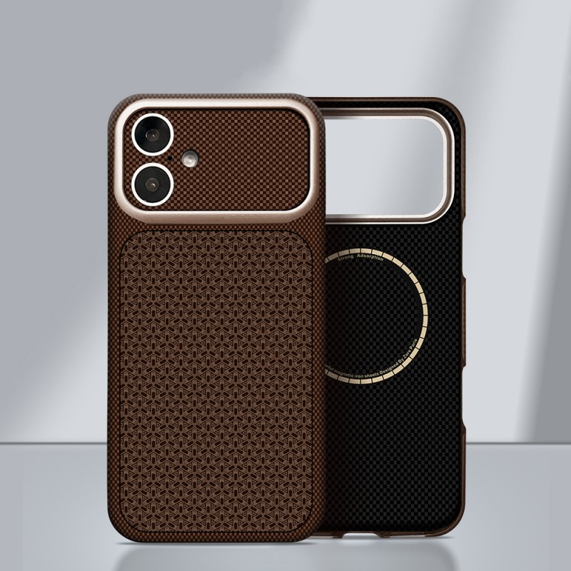 Apple iPhone 16 Case with M-Safe Charging Feature, Zore Paris Nexel Hard PC Cover - 15