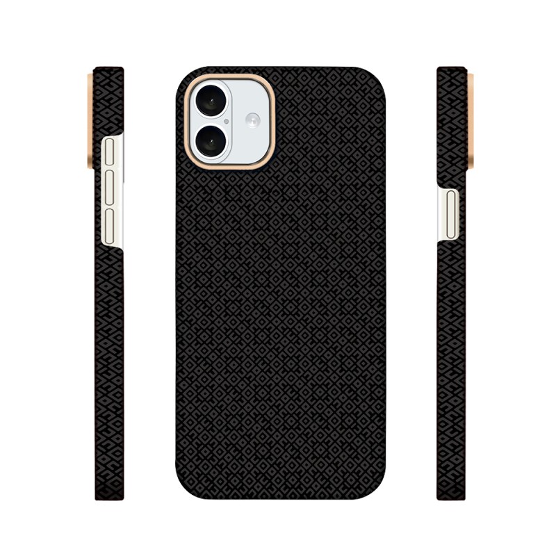 Apple iPhone 16 Case with M-Safe Charging Feature, Zore Paris Vax Hard PC Cover - 1